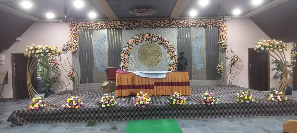 Outdoor Sangeet Stage & Lighting
